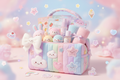 Kawaii style spa bag package